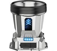 GANCEI Linterna frontal LED recargable con batería de 2400 mAh, luz súper brillante para camping, senderismo y pesca nocturna al aire libre, diadema ajustable (A)