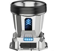 GANCEI Linterna frontal LED recargable con batería de 2400 mAh, luz súper brillante para camping, senderismo y pesca nocturna al aire libre, diadema ajustable (B)