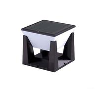 GANCEI Luz solar para exteriores con batería recargable de 3000 mAh, funcionamiento automático del anochecer al amanecer, carcasa impermeable resistente a la intemperie (cuadrado pequeño)