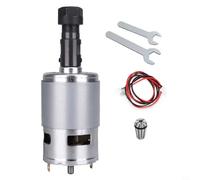 GANCEI Máquina de enrutador CNC 775 con motor de husillo 100 W CC 12-24 V 20000 RPM, kit de pinzas ER11 para máquinas de grabado y fresado CNC 3018 1610, eje de aleación de 5 mm