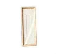 GANCEI Marco de fotos de madera maciza de 10 x 30 cm, acabado en nogal, para caligrafía, obras de arte y retratos, soporte minimalista de pared para decoración del hogar (D)
