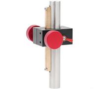 GANCEI Mesa deslizante de elevación manual de precisión, columna de engranaje de 70 mm, soporte de banco de trabajo de aluminio anodizado con opciones de montaje dual, mecanismo de bloqueo seguro para