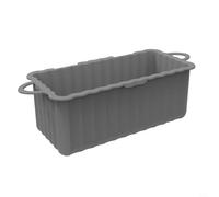 GANCEI Molde rectangular de silicona para hornear, 176 x 89 cm, antiadherente, para horno microondas, freidora de aire, pan de pan, para hornear en casa (gris)