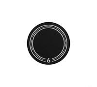 GANCEI Pala de pickleball con peso, contrapeso de acero inoxidable para estabilidad y control, 6 g, 9 g, 12 g, opciones de cubierta de extremo negra, mango de raqueta personalizable (6 g)