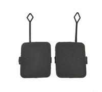 GANCEI Par de tapas de gancho de remolque para parachoques trasero, color negro para BMW X3 F25 2011-2014 lado izquierdo y derecho OE 51127272415