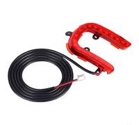 GANCEI Para Kukirin A1 Scooter eléctrico trasero para guardabarros guardabarros con luz trasera LED, ABS impermeable a prueba de polvo, conducción nocturna (B)