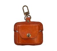 GANCEI Para Sony Wf-1000Xm6 funda para auriculares, cubierta protectora de cuero de cobertura completa con clip de mosquetón, carcasa rígida de ajuste delgado, viaje (caqui)