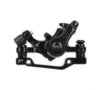 GANCEI Pinza de freno de disco delantero para bicicleta, aleación de aluminio de 160 mm, diseño de tracción de cable, para la mayoría de bicicletas, color negro