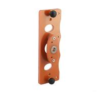 GANCEI Plantilla perforadora de bisagra para carpintería para broca de 35 mm, plantilla de guía de taladro de agujero de puerta de gabinete con localizador de accesorios, herramienta de baquelita DIY