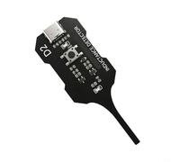 GANCEI Probador de bobina de placa base D2, detector de inductancia con suministro tipo C y luz verde para detectar fallas, herramienta portátil de mano para ingenieros electrónicos, negro, 75 x 27 mm