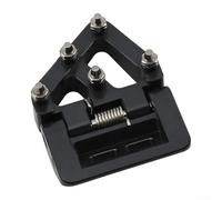 GANCEI Punta de pedal de freno trasero de aluminio plegable para 701 2023-2024, se adapta a 790 890 390 1290 SX XCF, modificación de cabezal de palanca de estribo azul, naranja, negro (negro)