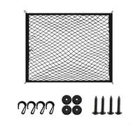 GANCEI Red de carga para vagón de nailon resistente con 4 ganchos, para carrito de playa plegable y plegable, cubierta segura (70 x 50 cm)