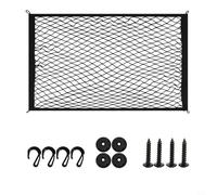 GANCEI Red de carga para vagón de nailon resistente con 4 ganchos, para carrito de playa plegable y plegable, cubierta segura (100 x 80 cm)