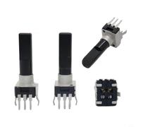 GANCEI RV09 para potenciómetro de audio B10K B20K B50K 23mm Detente central del eje para control de volumen del mezclador, ingeniería de sonido (B503)