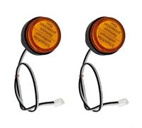 GANCEI Señales de giro LED izquierda derecha para Xiaomi para M365 Pro Max E-Scooter, indicadores naranja brillante con para una fácil instalación, juego de plástico resistente a la intemperie