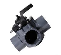 GANCEI Válvula desviadora de tres puertos compatible con PENTAIR 263028, Accs de equipos de piscina de 2 a 2-1/2 pulgadas, cuerpo de nailon PA reforzado con fibra, control de flujo suave para una