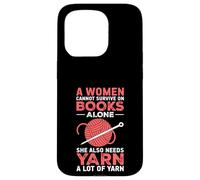 Ganchillo Book Lover Carcasa para iPhone 15 Pro