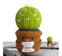 Ganchillo Cactus Positivo - Crochet Decorativo Figura De Oficina - Decoración Del Hogar En Forma De Cactus Para Meditación Adultos Niños Coleccionistas Artesanía Mesa de Pintura