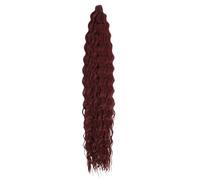 Ganchillo Ocean Wave,3 paquetes de pelos trenzados profundos,Pelo de ganchillo rizado profundo for uso diario(Bug,30inch-75cm)