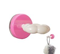 Gancho adhesivo genérico para cuarto de baño, soporte para toallas | gancho para duchas sin taladrar | soportes extraíbles de gran resistencia para baldosas y ventanas de cocina