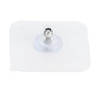 Gancho Adhesivo Montaje sin Costuras Soporte de Carga de 5 Kg para Relojes de Pared y Decoración del Hogar Plástico 2,4" X 2,4" 1 Unidad