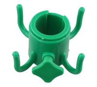 Gancho ajustable para colgar sombrilla de playa con soporte de 4 puntas para postes de paraguas, colgador de plástico portátil ligero (blanco/azul/verde/naranja/rojo) (verde)