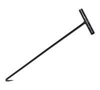 Gancho Alcantarilla Arqueta Tapa Elevación T Práctico Gancho Para Alcantarilla Con Punta Curva/mango Estilo T, Elevador Duradero De Cubierta De Rejilla De Drenaje De 25 A 80 Cm De Longitud, Llaves De