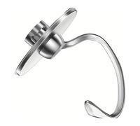 Gancho amasador de acero inoxidable, compatible con los accesorios for batidoras verticales KitchenAid de 4,5 y 5 cuartos de galón.
