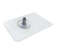 Gancho autoadhesivo de tornillo fijado a la pared de 10 piezas, no rastrea ninguna perforación impermeable sin gancho transparente de la pared sin clavos para el baño/cocina/familia, etc. 9 mm