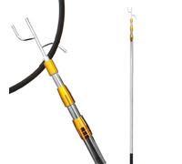 Gancho Cargo Retriever - Eje de acero duradero, longitud ajustable, sección de sujeción ergonómica, acabado resistente a la oxidación, equipo de carga y ayuda a la recogida | Herramienta de maletero