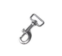 Gancho Conector para Correa Mosquetón Giratorio Clip Tether Acero Inoxidable 316 Seguro Suave Conexión Estable Adecuado para Paseo Urbano, 80mm Diámetro Interior del Anillo 29mm
