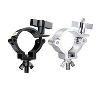 Gancho de abrazadera de iluminación de escenario de peso ligero, aleaciones de magnesio, configuraciones simples, 32 35 mm, tubos portátiles, abrazaderas de escenario de tipo pesado
