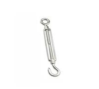 Gancho de acero inoxidable, Ganchos de aparejo acero inoxidable 304, tensor ojo, dispositivo tensión cuerda alambre M4 M5 M6 M8, 1 Uds(M8)