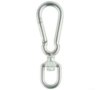 Gancho de acero inoxidable, hebilla de liberación rápida giratoria de 360° para equipo de buceo, accesorio de buceo resistente al óxido (A)