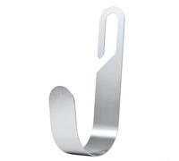 Gancho de acero inoxidable para manguera de jardín, montaje en pared, gancho para tubería de agua, a prueba de óxido, estante de almacenamiento al aire libre para cables de extensión, mangueras de