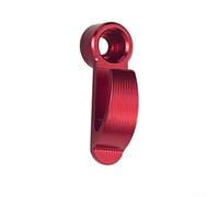 Gancho de aleación de aluminio para motocicleta, gancho de almacenamiento lateral para accesorios de bolsa de equipaje, práctico y fiable con soldadura fuerte y no se deforma (rojo)