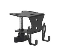 Gancho de almacenamiento de almacenamiento de camping para mesa de cocina al aire libre | Organizador de botellas de aire de metal resistente con diseño de abrazadera de hierro, soporte portátil para