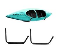 Gancho de almacenamiento de garaje de montaje en pared, ganchos ligeros resistentes a los arañazos para kayak, canoa, paddleboard, snowboard