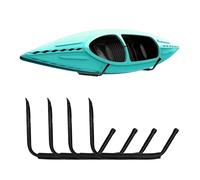 Gancho de almacenamiento de garaje de montaje en pared, ganchos ligeros resistentes a los arañazos para kayak, canoa, paddleboard, snowboard
