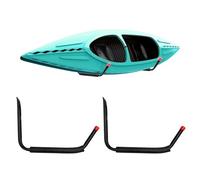 Gancho de almacenamiento de garaje de montaje en pared, ganchos ligeros resistentes a los arañazos para kayak, canoa, paddleboard, snowboard