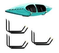 Gancho de almacenamiento de garaje de montaje en pared, ganchos ligeros resistentes a los arañazos para kayak, canoa, paddleboard, snowboard