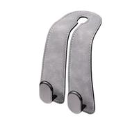 Gancho De Almacenamiento Para Respaldo De Asiento De Coche | Percha Doble Universal De Cuero PU - Ganchos Para Bolsas De Coche | Para Viajes Por Carretera Conducción Diaria Verano Camping Viajes Diari