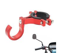 Gancho De Almacenamiento para Scooter Eléctrico - Colgador Manillar Aleación Aluminio, Garra Delantera Universal Motocicleta, Portaequipajes Resistente | Carga Ciclismo Casco, Paraguas, Llaves,
