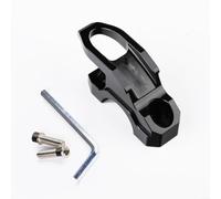 Gancho de aluminio CNC para almacenamiento de casco de manillar de motocicleta, viene con tornillos y herramientas, se adapta a la serie Adv150 (negro)