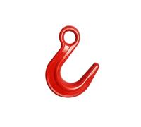 Gancho de aparejo de alzamiento de grúa industrial de acero de aleación, ganchos de elevación pesados, gancho de ojo giratorio de grúa for levantamiento de pesas(8t-large opening hook)