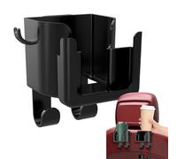 Gancho De Bolso para Coche,con Portavasos Y Soporte para Móvil con Almacenamiento - Organizador De Asiento Colgador De Bolso Accesorios Coche,para SUV Camioneta Sedán Y Teléfono Botella De Agua