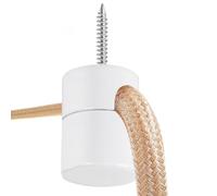 Gancho De Cable Para Descentralizadores De Techo, Gancho De Cable De Lámpara Colgante Para Descentralizador, Clip De Cable Colgante Para Organizador De Aparatos De Iluminación, Gancho Pe