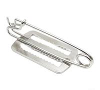 Gancho de clip de buceo de acero inoxidable 316, cierre a presión resistente para cinturón de pesca y equipo de caza, mosquetón marino resistente a la corrosión, 10 x 3 x 4 cm