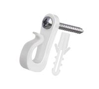 Gancho de color vibrante, accesorio portátil para colgar canalones al aire libre, solución de visualización de luz de festival, gestión de cables