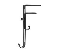 Gancho de corona de Navidad para puerta delantera, festivo de metal para interiores y exteriores, sin taladro, gancho de corona de Navidad, para Pascua, primavera, Halloween, otoño, de